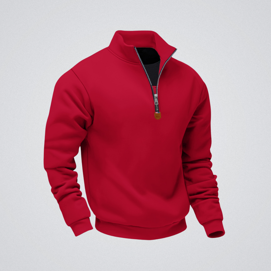 Leo | Sudadera con cremallera y cuello alto: calidez, elegancia y comodidad para el día a día