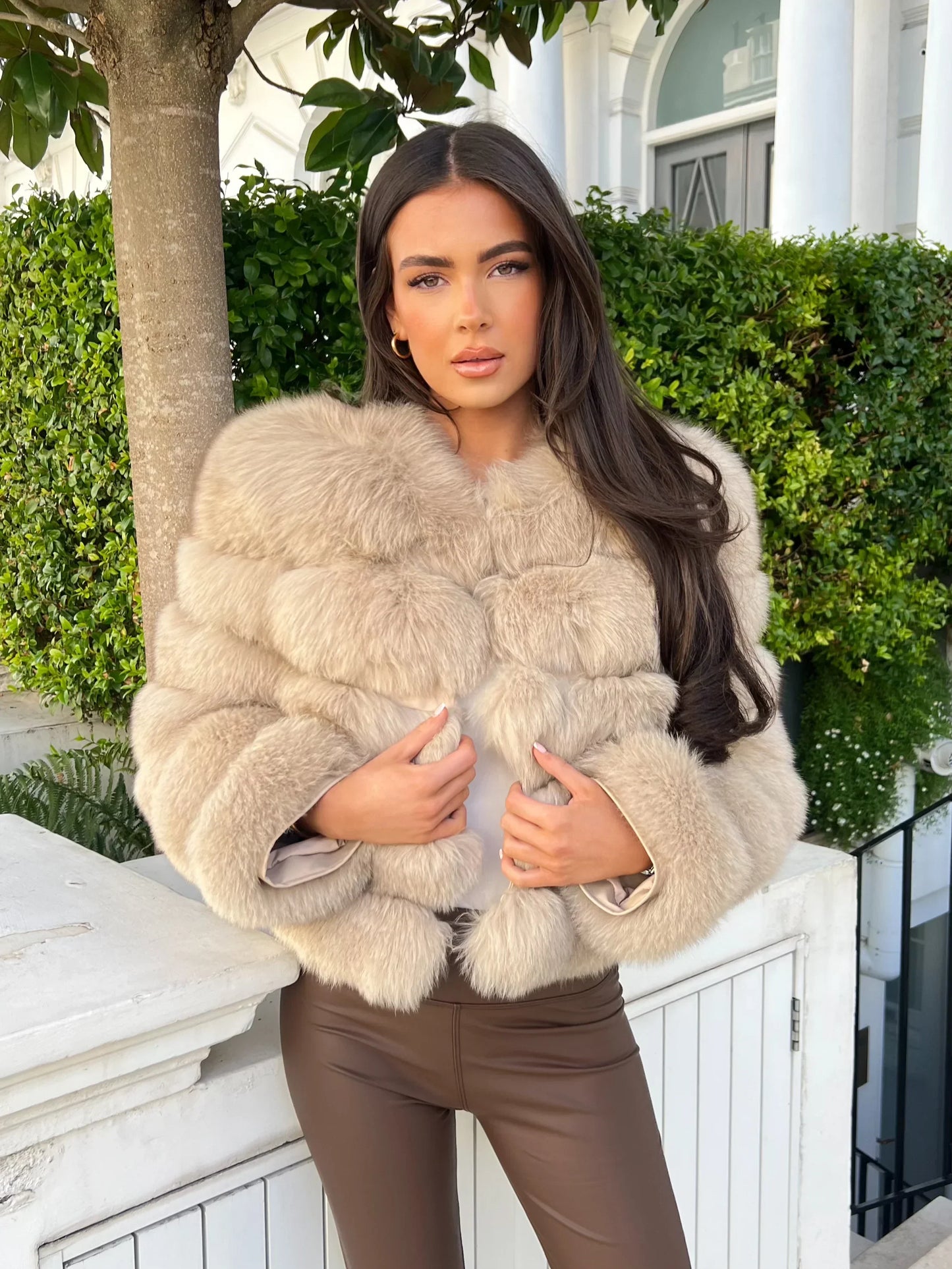 Chaqueta de piel Tiana Elegance